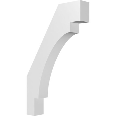 Ekena Millwork 4-in. W x 20-in. D x 32-in. H Merced Architectural Grade PVC Knee Brace BRCP04X20X32MRC